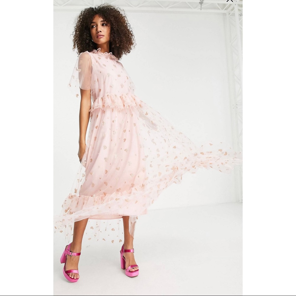 Sister Jane Pink Heart Dress